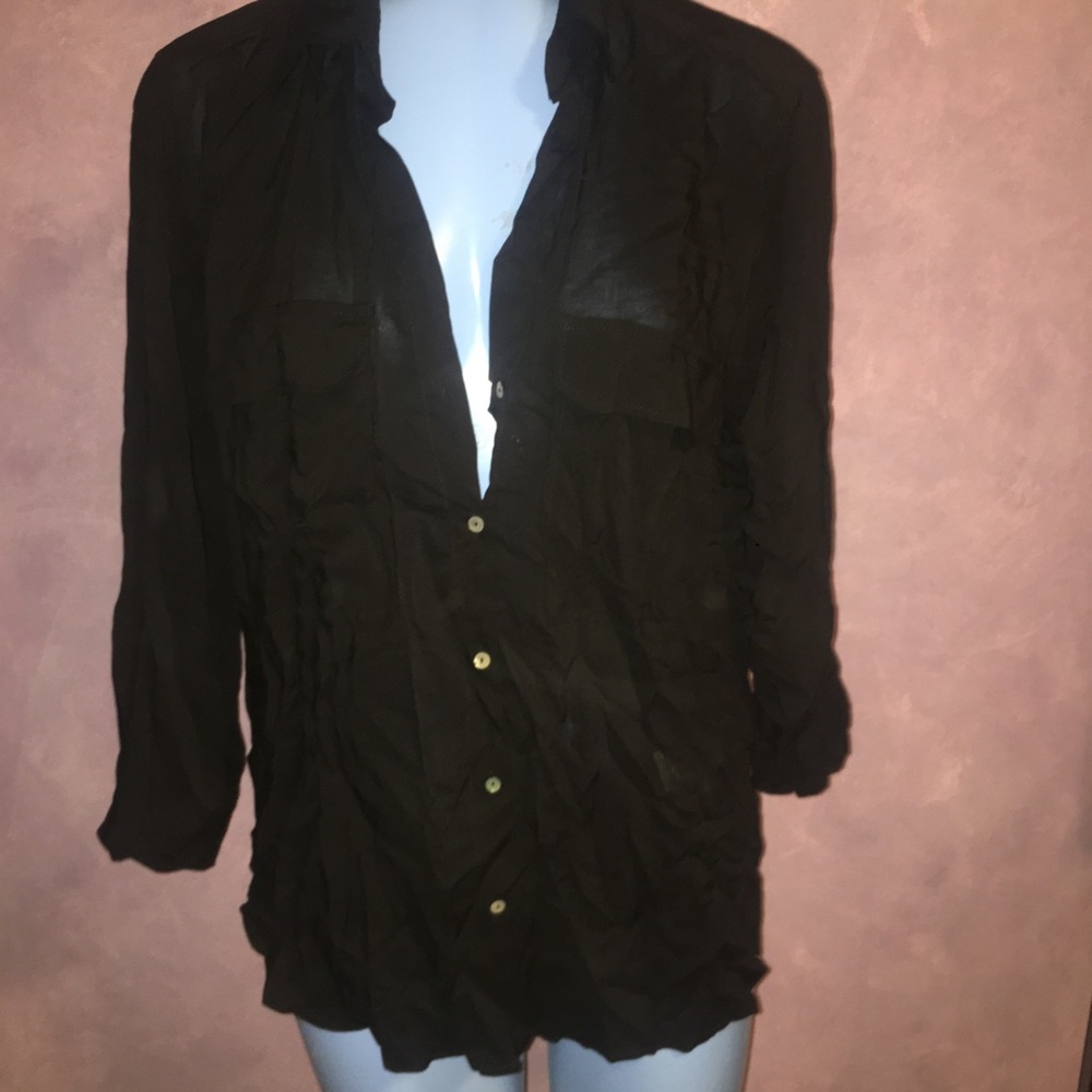 Zara button up